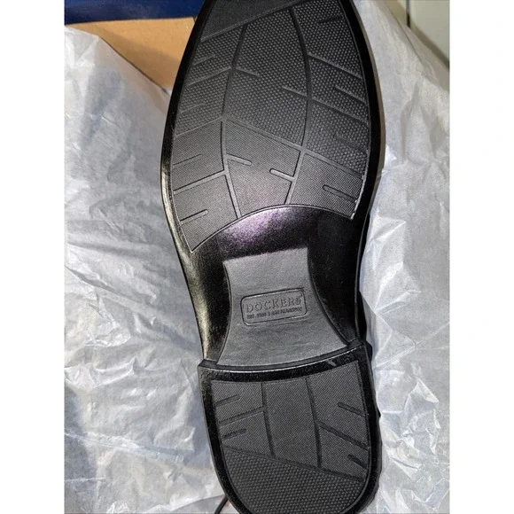 Mens Dockers Manvel Oxfords, Black, Size 9.5W, Wide, NIB - Picture 5 of 7